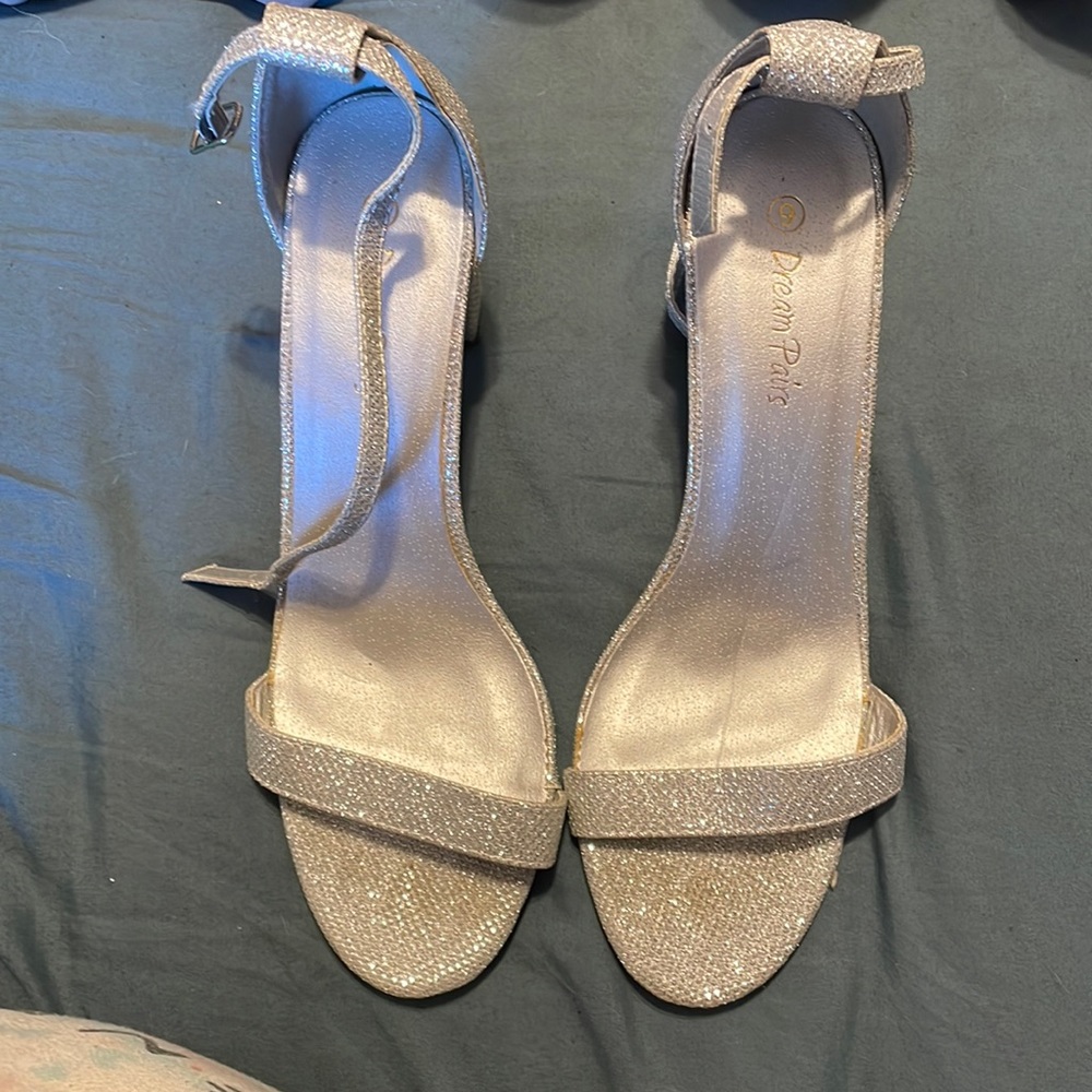 Silver heels